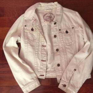 Beige jean jacket Gap brand